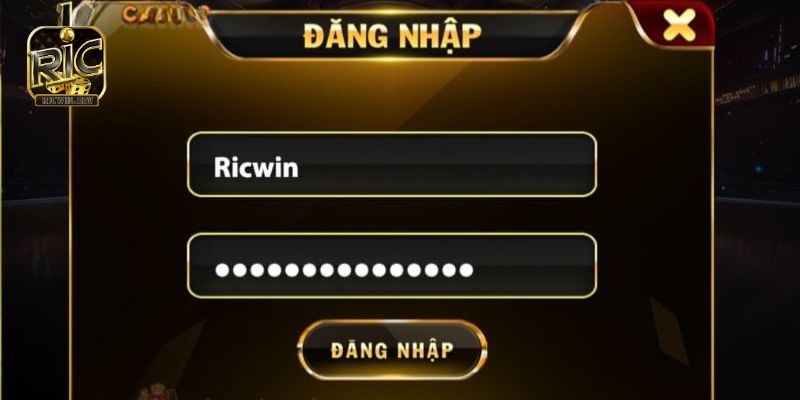 Hướng dẫn đăng nhập Ricwin chi tiết