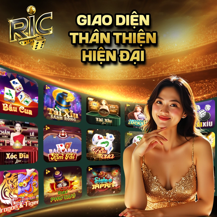 Ricwin ⭐️ Link Tải Ricwin 2025 - Game Bài Triệu Đô ricwin giaodien